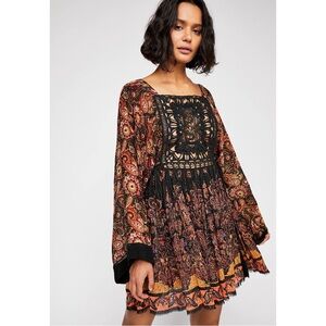 FREE PEOPLE | $168 FP One Acacia Paisley Crochet Dress, Size XS
